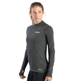 SPARTAN By CRAFT SubZ LS Wool Tee - Women's -Sportswear Store CRAFT Womens Subz LS Wool Tee Black 2