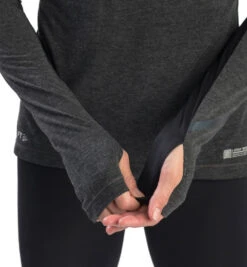 SPARTAN By CRAFT SubZ LS Wool Tee - Women's -Sportswear Store CRAFT Womens Subz LS Wool Tee Black 5