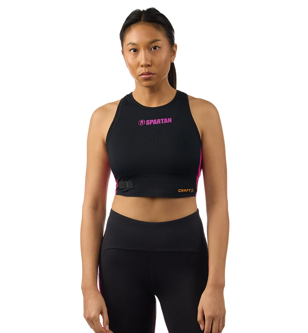SPARTAN By CRAFT Hypervent Cropped Top - Women's 2 SPARTAN By CRAFT Hypervent Cropped Top - Women's - Image 2