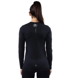 SPARTAN By CRAFT Urban Run Fuseknit LS Tee - Women's 7 SPARTAN By CRAFT Urban Run Fuseknit LS Tee - Women's -Sportswear Store CRAFT Womens Urban Run Fuseknit LS Tee Black 3