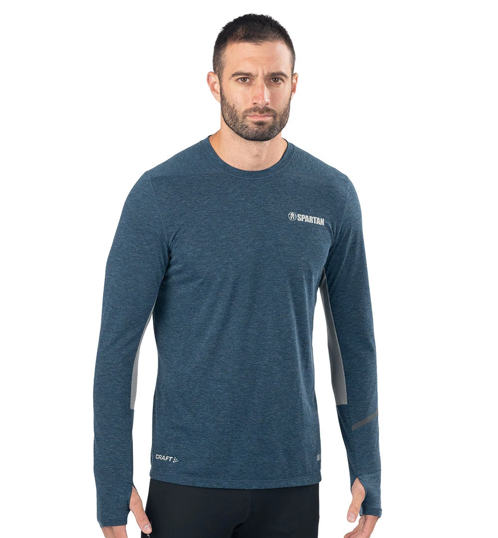 SPARTAN By CRAFT SubZ LS Wool Tee - Men's 2 SPARTAN By CRAFT SubZ LS Wool Tee - Men's - Image 2