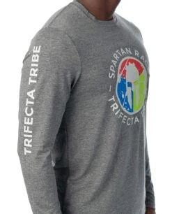 SPARTAN By CRAFT Trifecta Tri-Blend LS Tee - Men's -Sportswear Store CRAFT Mens Tri Blend LS Trifecta Tee Grey 4