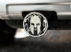 SPARTAN Helmet Trailer Hitch Cover - Camouflage -Sportswear Store Camo Hitch 1