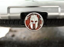 SPARTAN Helmet Trailer Hitch Cover- Weathered Red -Sportswear Store Red Hitch 1 b930360d 56ab 41b6 a158 4c7dfa7f91e4