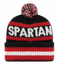 Sportswear Store -Sportswear Store SPARTAN 47 Bering Cuff Knit Hat Black Red 2