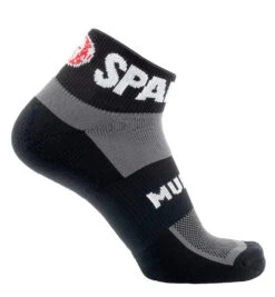 SPARTAN MudGear 1/4 Crew Sock -Sportswear Store SPARTAN Mud Gear 1 4 Crew Sock Unisex Black 4