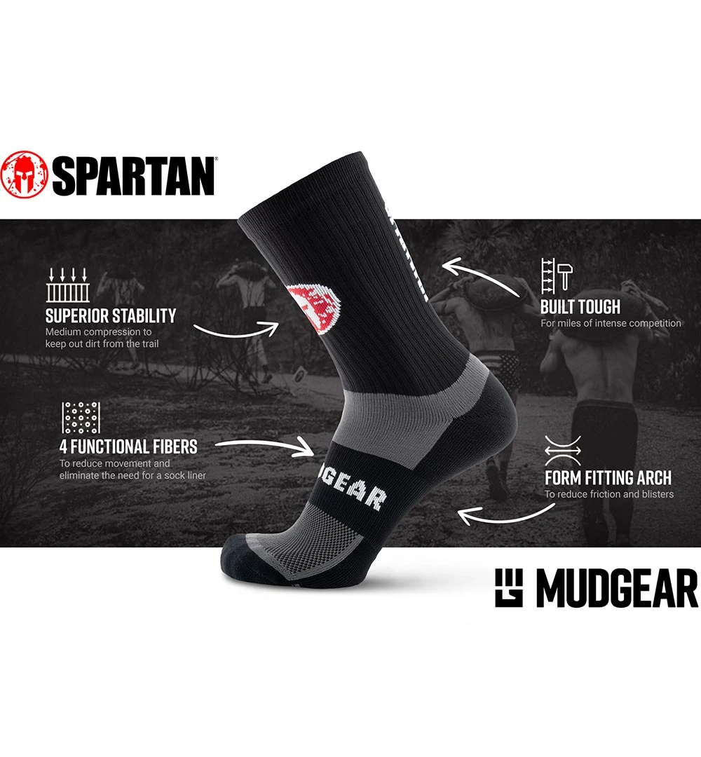 SPARTAN MudGear Crew Sock 7 SPARTAN MudGear Crew Sock - Image 7