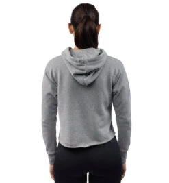 SPARTAN Ultra Victory Crop Hoodie - Women's -Sportswear Store SPARTAN Women Ultra Victory Crop Hoodie Grey 3