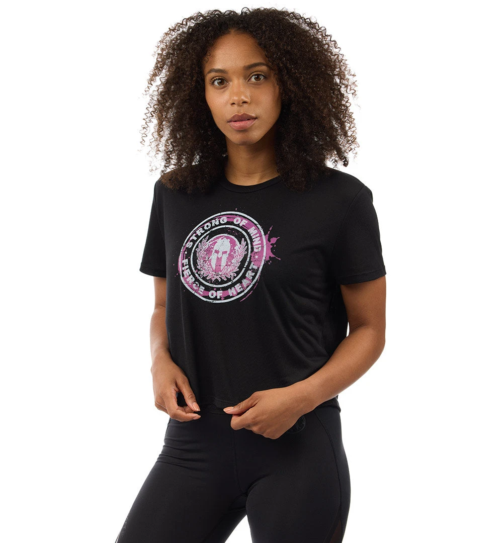 SPARTAN Mind & Heart Crop Tee - Women's 1 SPARTAN Mind & Heart Crop Tee - Women's