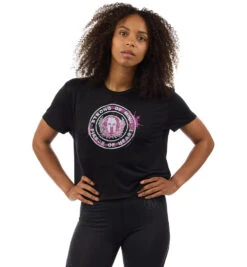 SPARTAN Mind & Heart Crop Tee - Women's 7 SPARTAN Mind & Heart Crop Tee - Women's -Sportswear Store SPARTAN Womens Strong of Mind Crop Tee Black 3