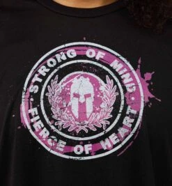 SPARTAN Mind & Heart Crop Tee - Women's 9 SPARTAN Mind & Heart Crop Tee - Women's -Sportswear Store SPARTAN Womens Strong of Mind Crop Tee Black 5
