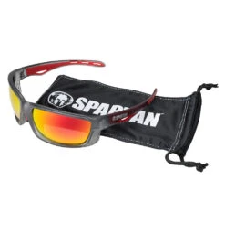 SPARTAN By Franklin Sport Sunglasses -Sportswear Store Spartan Franklin Sport Sunglasses Grey Red 6