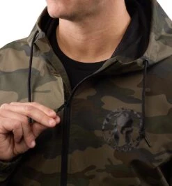 SPARTAN Camouflage Anorak Jacket - Men's -Sportswear Store Spartan Mens Camouflage Anorak Jacket Green Camo 6