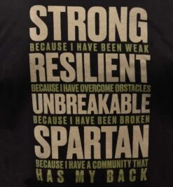 SPARTAN Statement Tee - Men's -Sportswear Store Spartan Mens Statement Tee Black 4