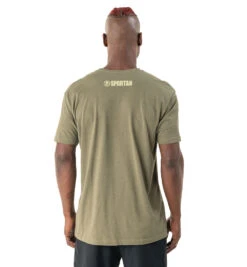 SPARTAN Trifecta Helmet Tee - Men's -Sportswear Store Spartan Mens Trifecta Helmet Tee Green 3