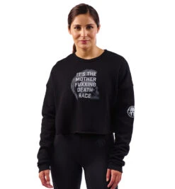 SPARTAN Death Race Fleece Crew - Women's 7 SPARTAN Death Race Fleece Crew - Women's -Sportswear Store Spartan Womens Death Race Fleece Crew Hoodie Black 1