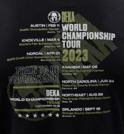 DEKA 2023 Tour Tee - Men's -Sportswear Store Spartan Deka2023 tee alt3