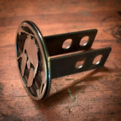 SPARTAN Flag Trailer Hitch Cover - Black -Sportswear Store Spartan Flag Hitch 6