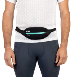 SPARTAN By Weis Running Belt -Sportswear Store Weis Spartan Slim Running Belt Black Teal 4
