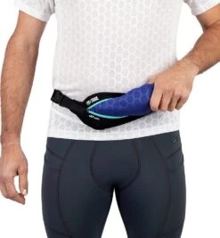 SPARTAN By Weis Running Belt -Sportswear Store Weis Spartan Slim Running Belt Black Teal 5