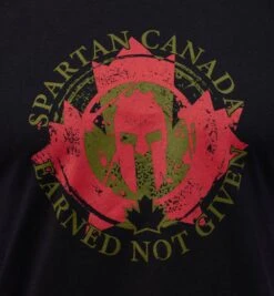 SPARTAN Canada Earned Not Given Tee - Men's -Sportswear Store spartan mens canada earned not given tee alt2