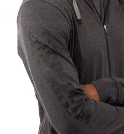 SPARTAN By CRAFT Deft Jersey FZ Hood - Men's -Sportswear Store spartan mens deft hoodie grey alt4