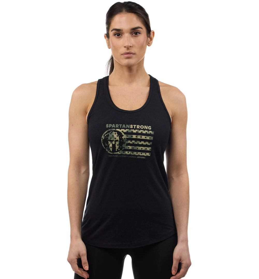 SPARTAN Strong Flag Tank - Women's 1 SPARTAN Strong Flag Tank - Women's