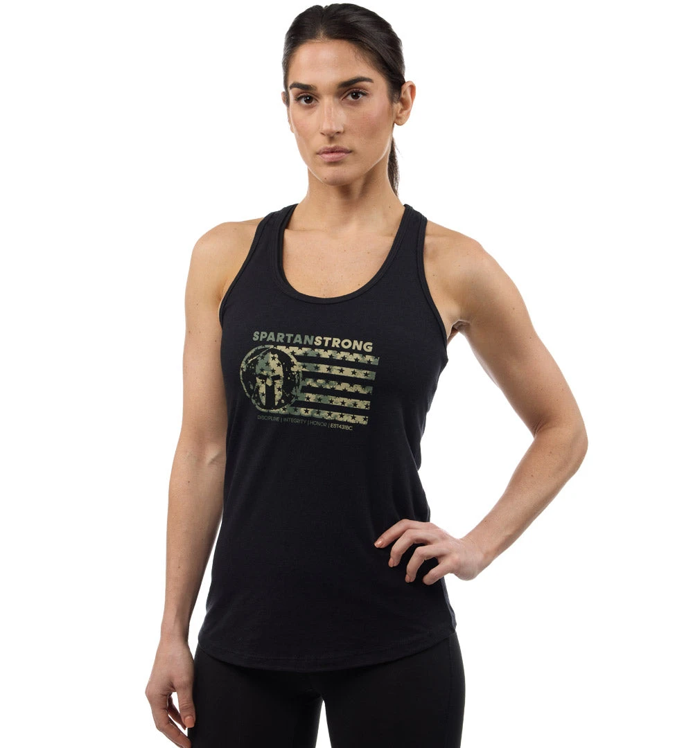 SPARTAN Strong Flag Tank - Women's 2 SPARTAN Strong Flag Tank - Women's - Image 2